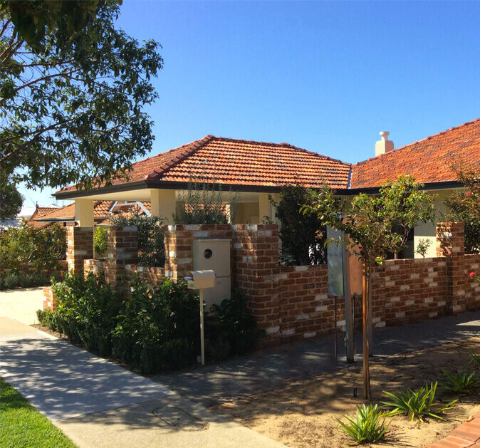 brickwork on doubleview home renovation